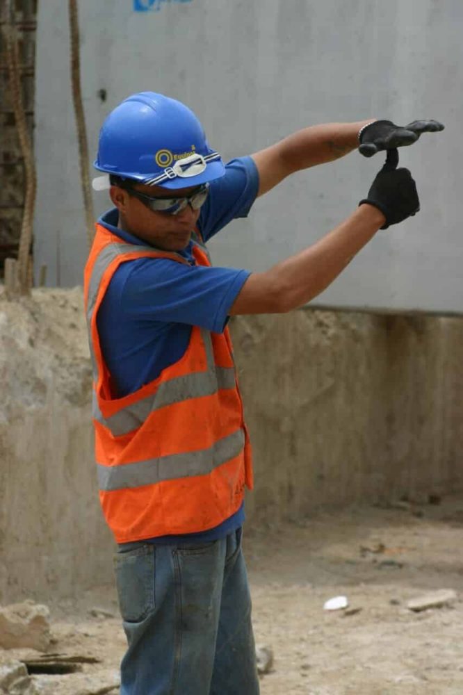 trabajadores de la construcción