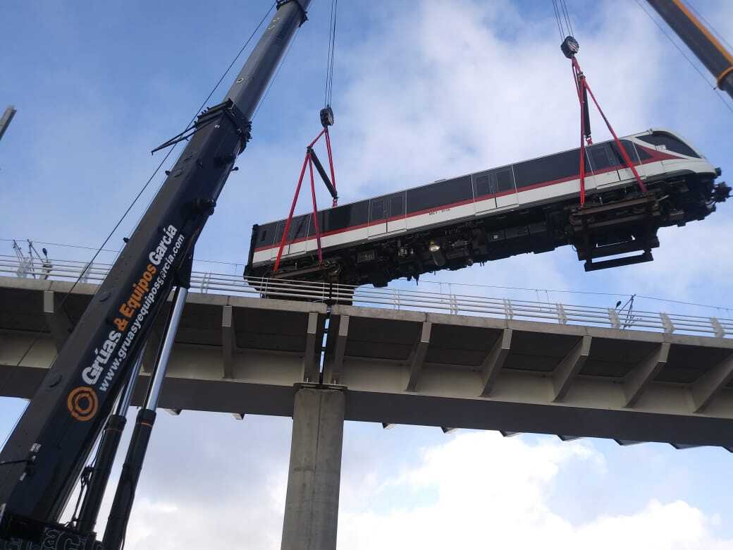 Tren Ligero Linea 3 Zapopan ELEVACION DE VAGONES GUADALAJARA