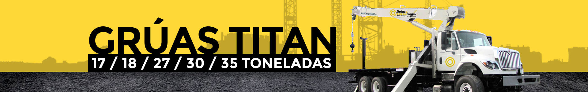 Grúas Titan 2022 Renta de Grúas Titan 2022