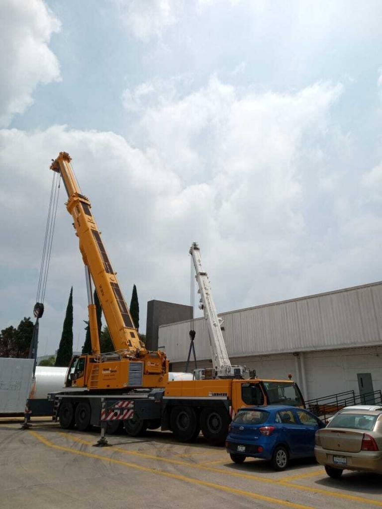 gruas industriales en poligono industrial