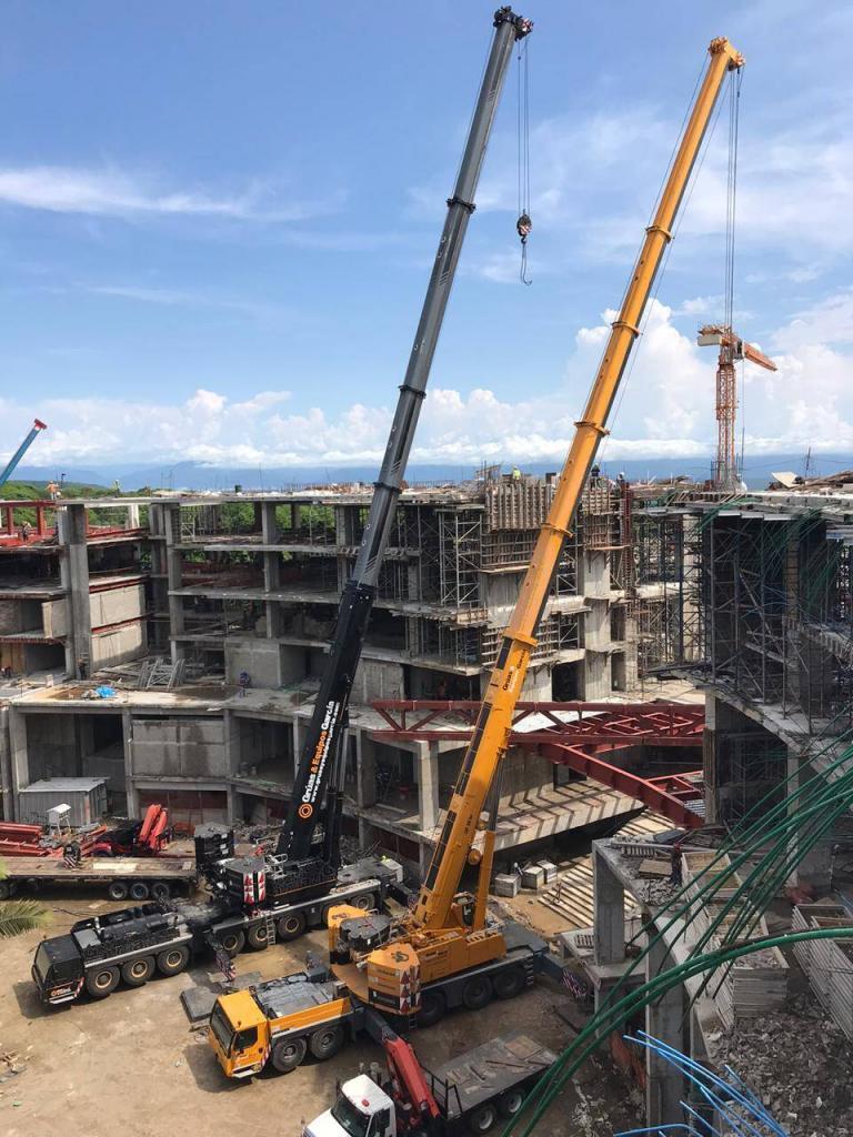 gruas en punta de mita