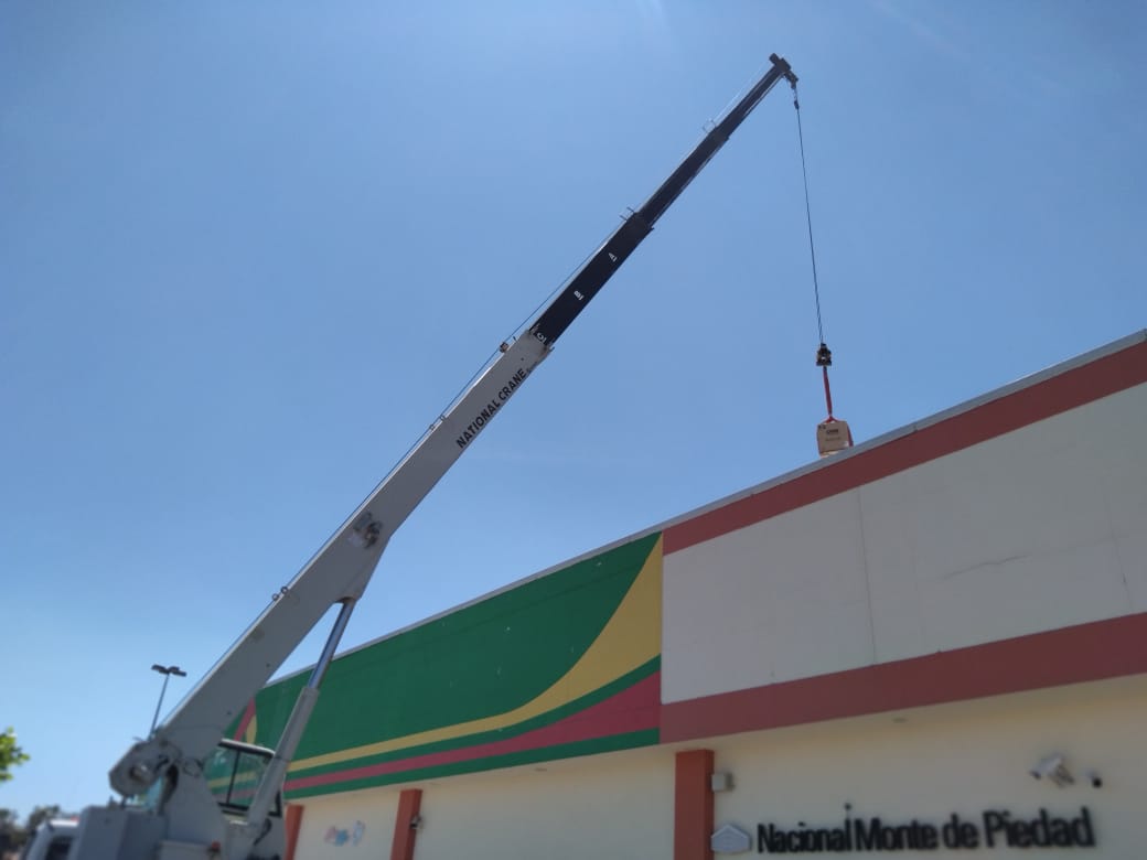 izaje de equipo de aire acondicionado