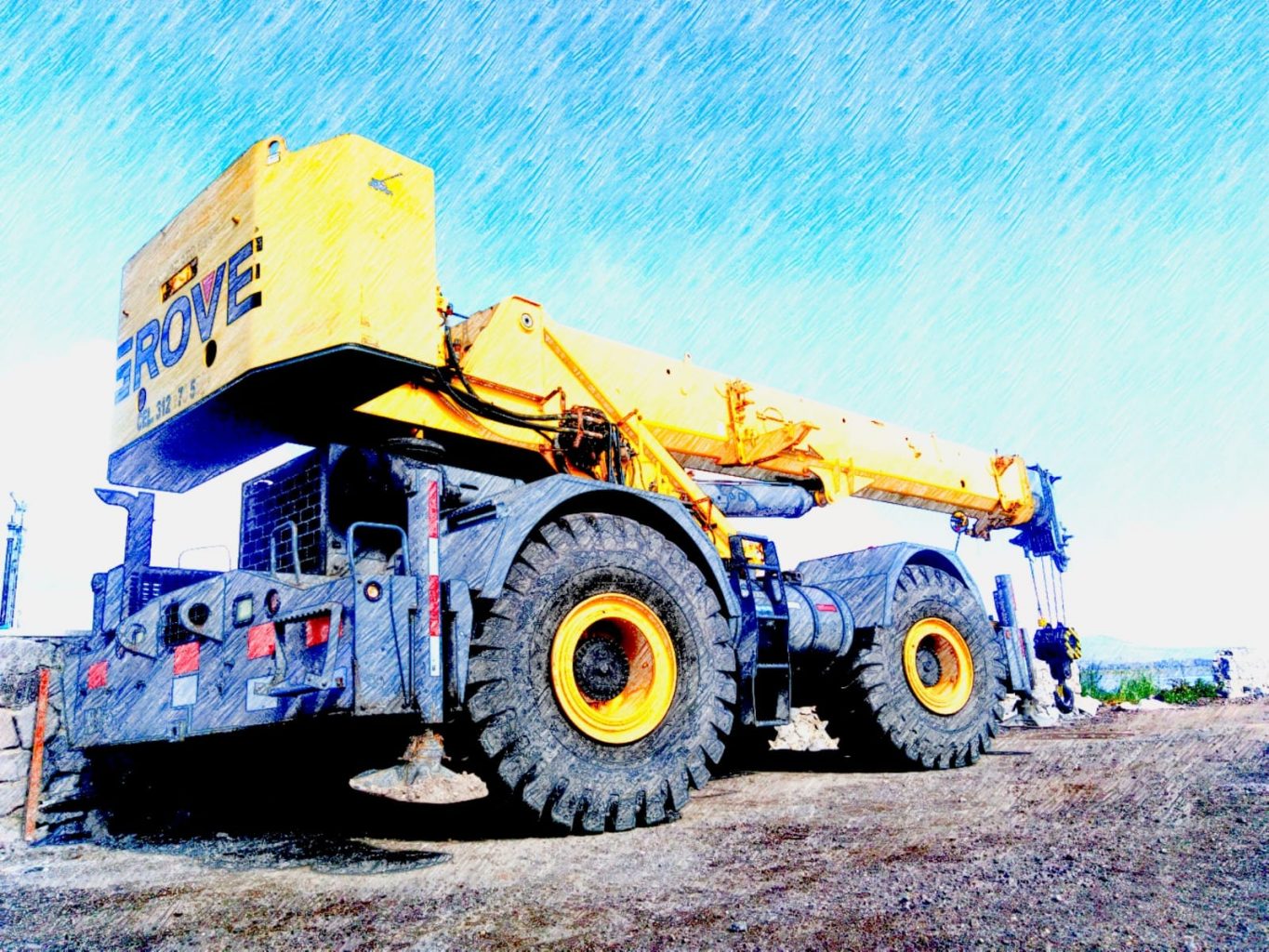 grua GROVE RT700E