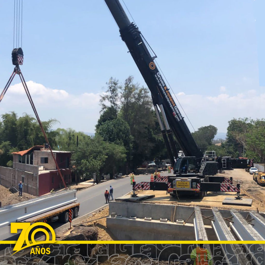 gruas para montaje de trabes