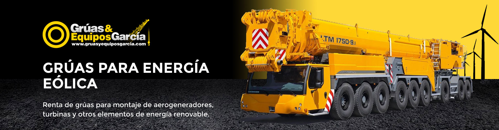 gruas para energía eólica mexico
